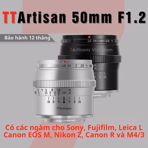 TTArtisan 50mm F1.2 chân dung xóa phông