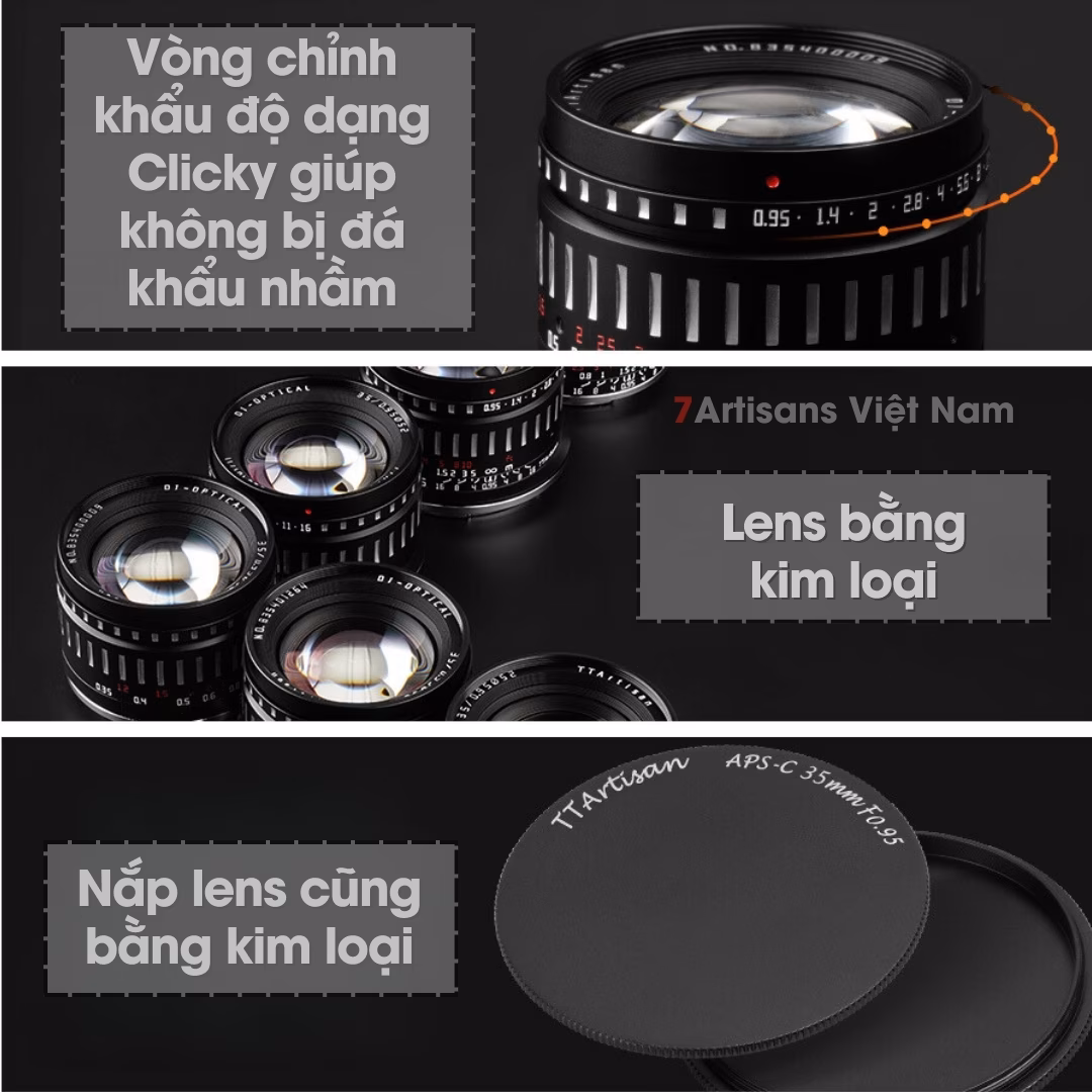 TTArtisan 35mm F0.95 – Siêu đa dụng khẩu độ lớn