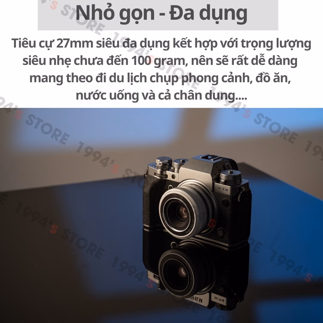 TTArtisan AF 27mm F2.8 Auto Focus – Lấy nét tự động siêu nhỏ gọn