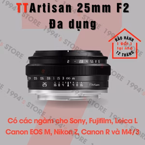 TTArtisan 25mm F2 góc rộng đa dụng
