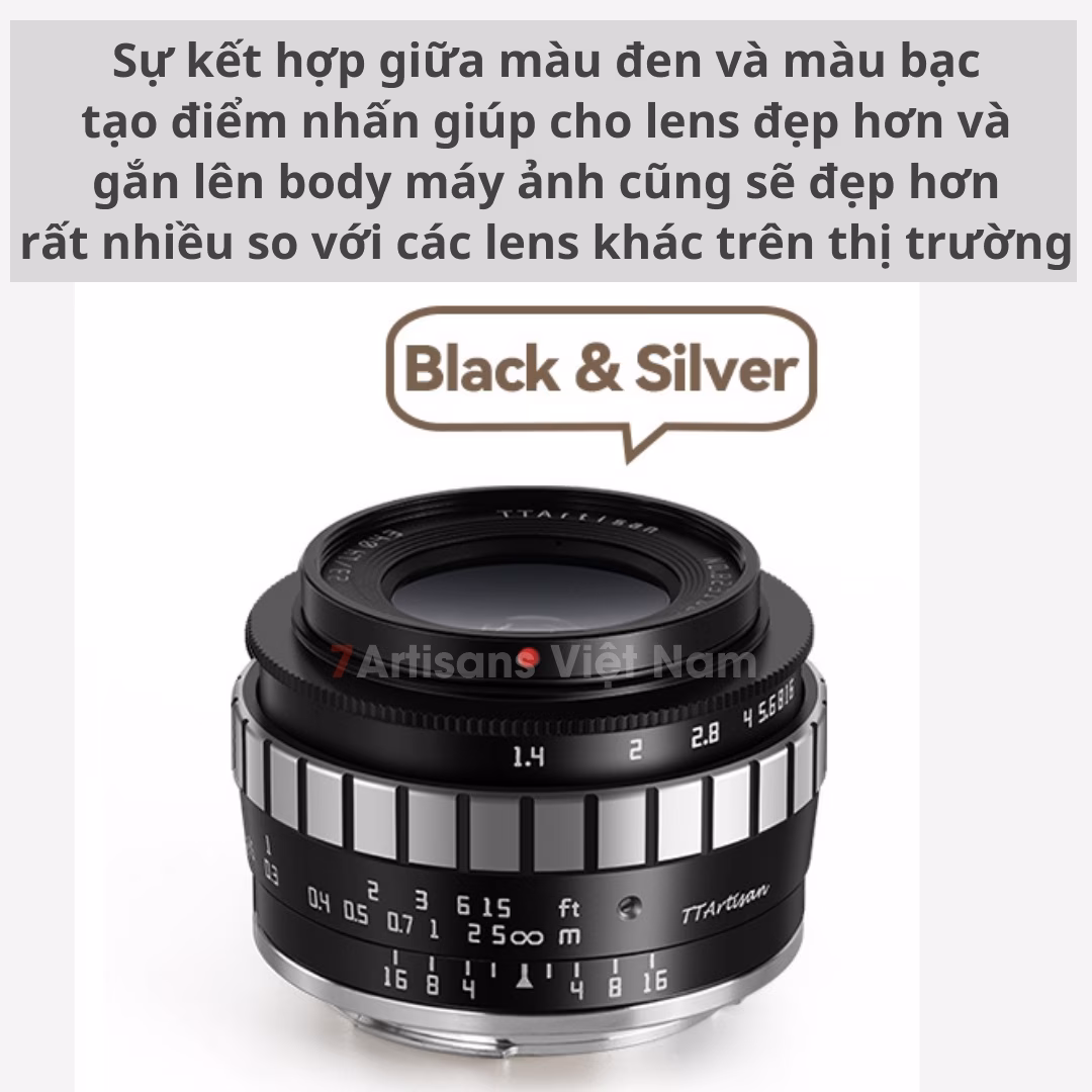 TTArtisan 23mm F1.4 góc rộng đa dụng khẩu lớn