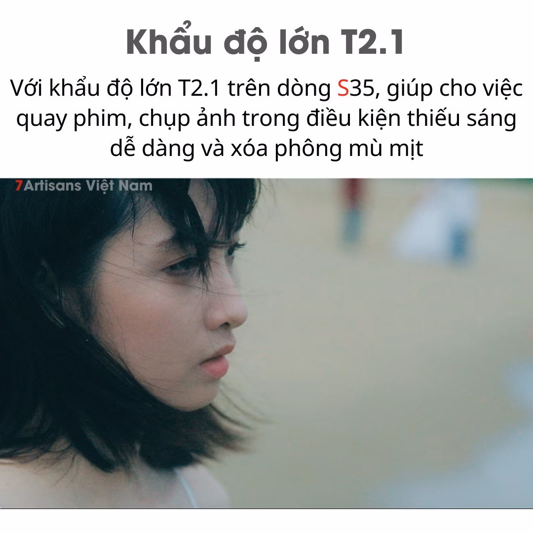 Set 3 lens 7Artisans Hope S35 Cine Lens – Ống kính chuyên quay phim 10mm, 16mm, 25mm, 35mm, 50mm và 85mm T2.1 Super35