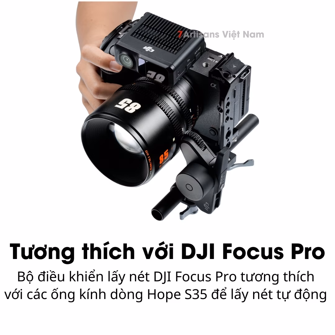 Set 3 lens 7Artisans Hope S35 Cine Lens – Ống kính chuyên quay phim 10mm, 16mm, 25mm, 35mm, 50mm và 85mm T2.1 Super35