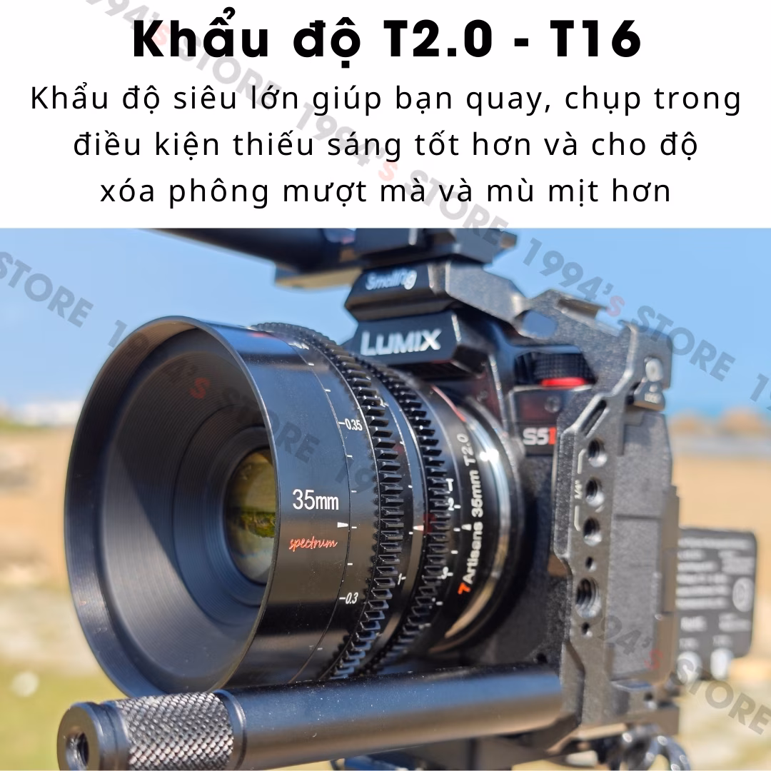 7Artisans 35mm T2.0 – Cine Lens Spectrum cho FullFrame