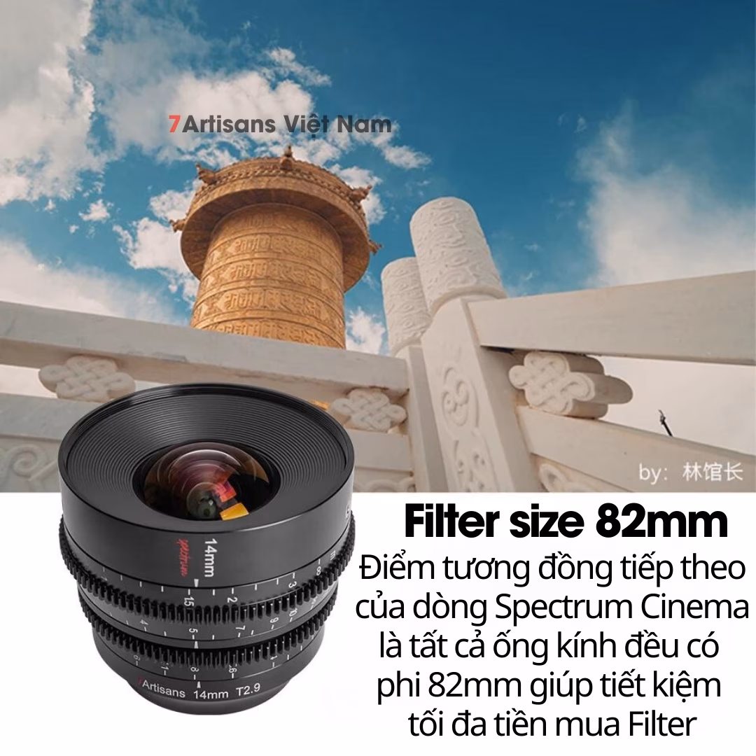 7Artisans Spectrum Cinema Lenses for Full-Frame 14mm T2.9