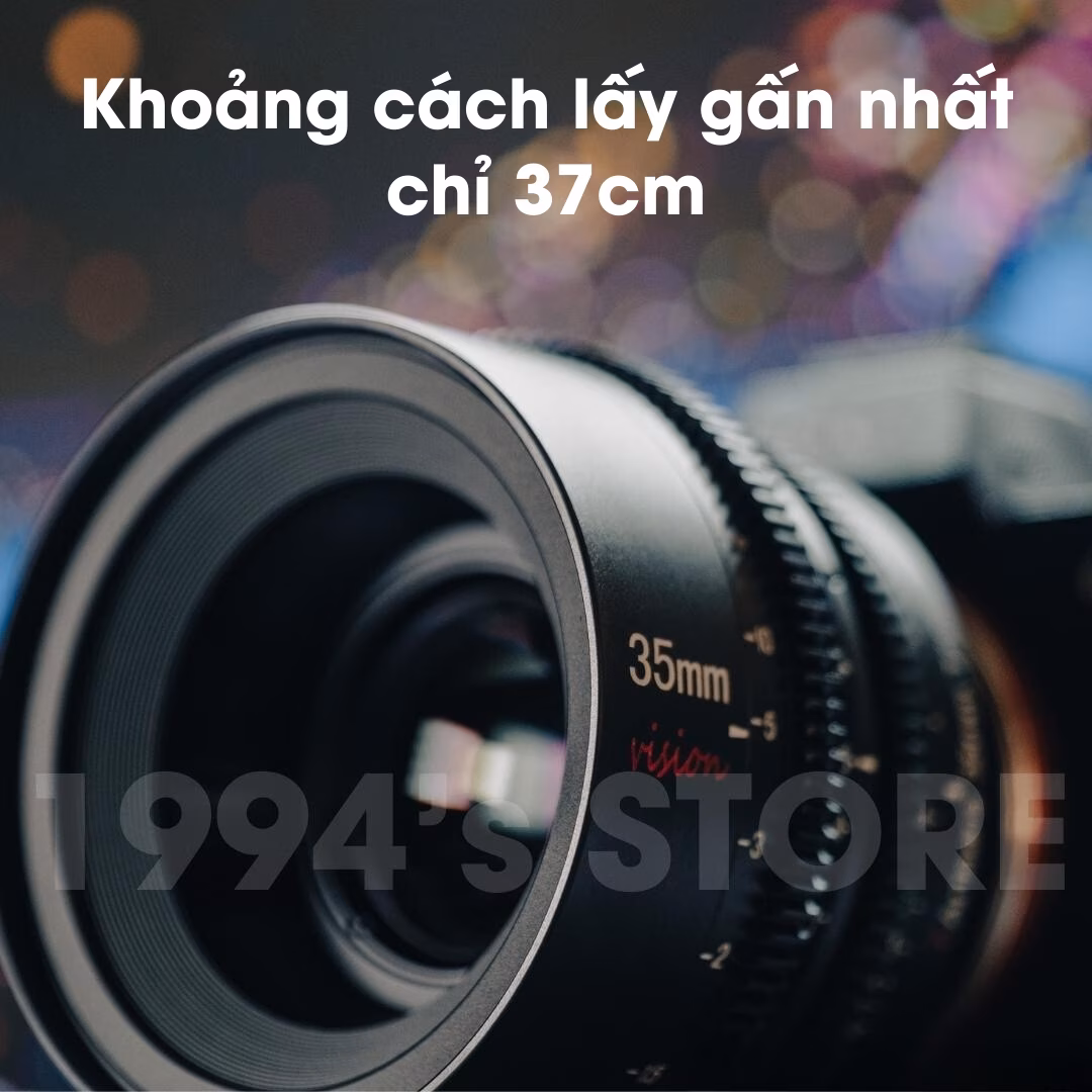 7Artisans 35mm T1.05 Vision Cine Lens cho Crop APS-C