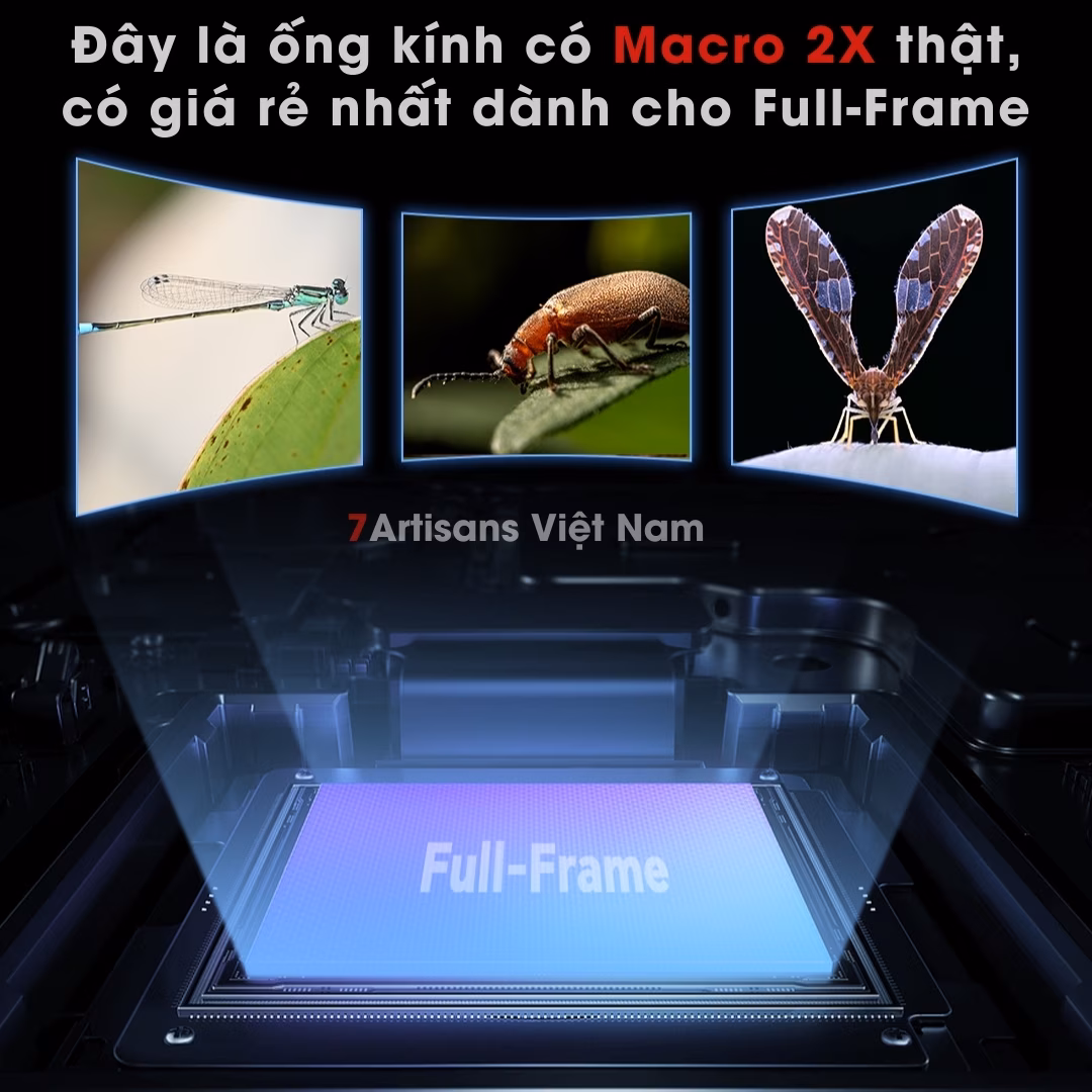 7Artisans 60mm F2.8 2X Ultra Macro 2:1