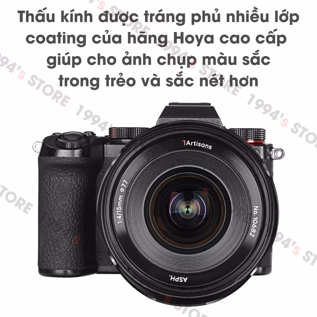 7Artisans 15mm F4 Zero-D siêu rộng KHÔNG MÉO cho Full-Frame