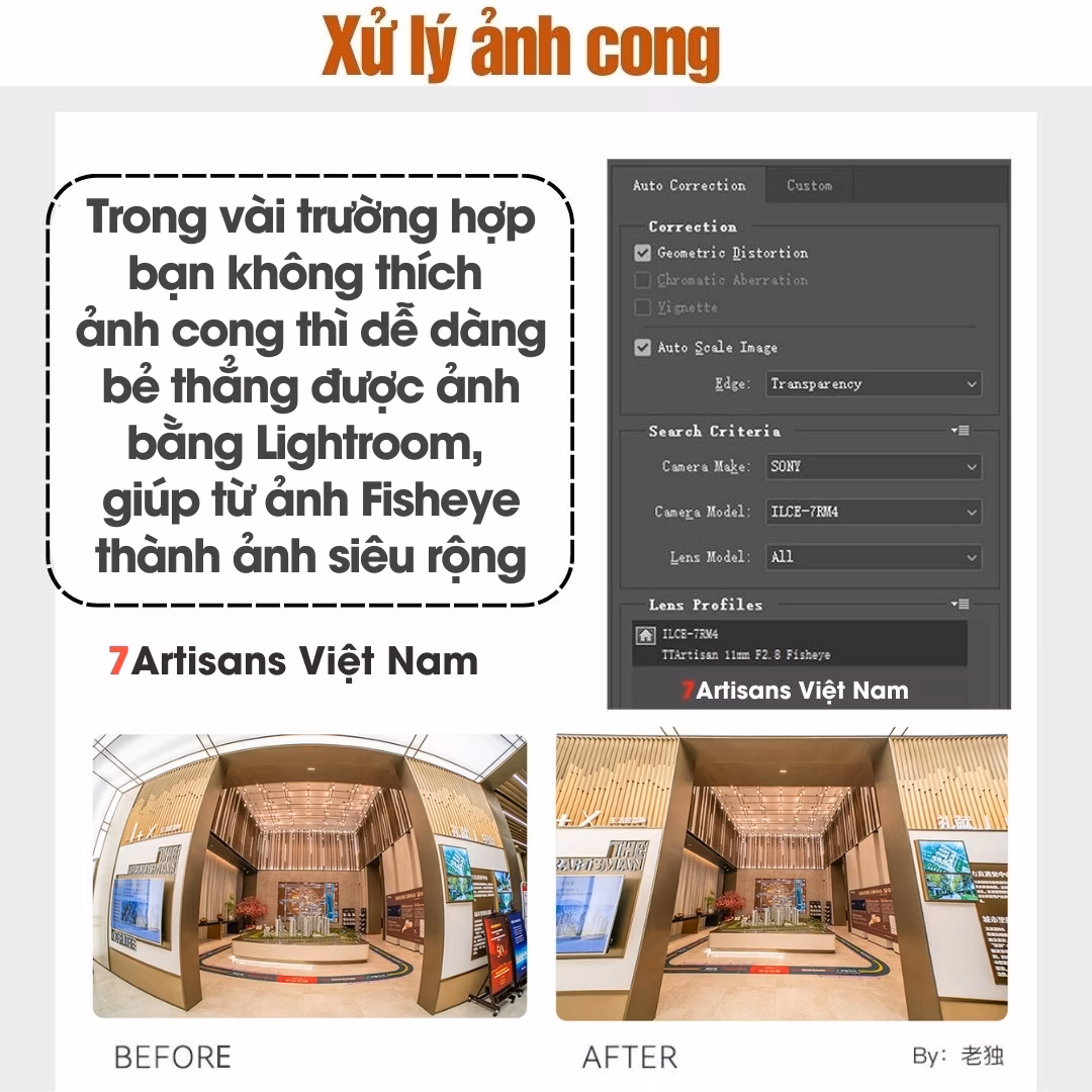 7Artisans 10mm F2.8 Fisheye Mark II cho máy ảnh Full-Frame