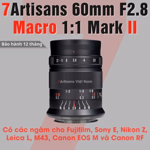 7Artisans 60mm F2.8 Mark II – Macro 1:1