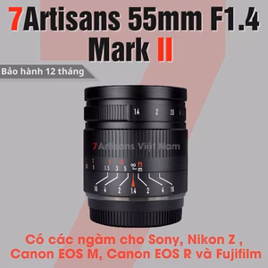 7Artisans 55mm F1.4 Mark II – Lens chân dung xóa phông