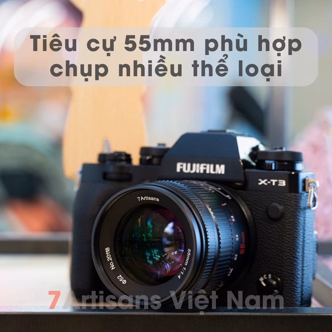 7Artisans 55mm F1.4 Mark II – Lens chân dung xóa phông