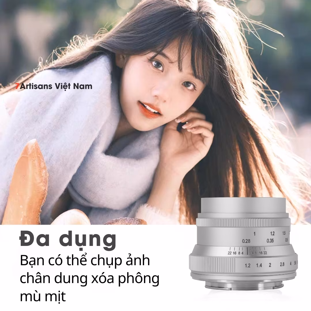 7Artisans 35mm F1.2 Mark 2 – Lens đa dụng khẩu độ lớn