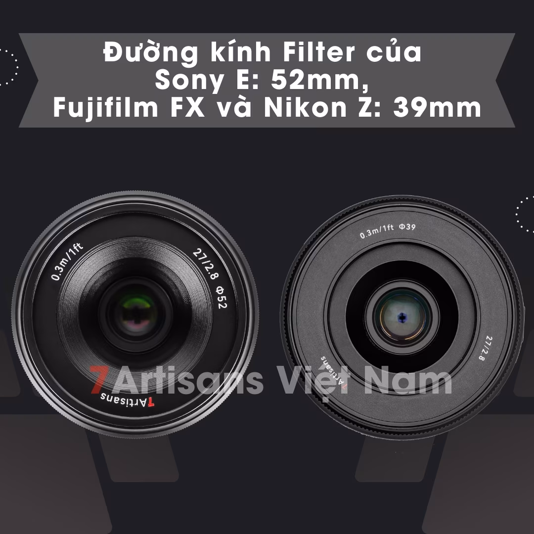 7Artisans AF 27mm F2.8 Auto Focus – Lấy nét tự động nhỏ gọn