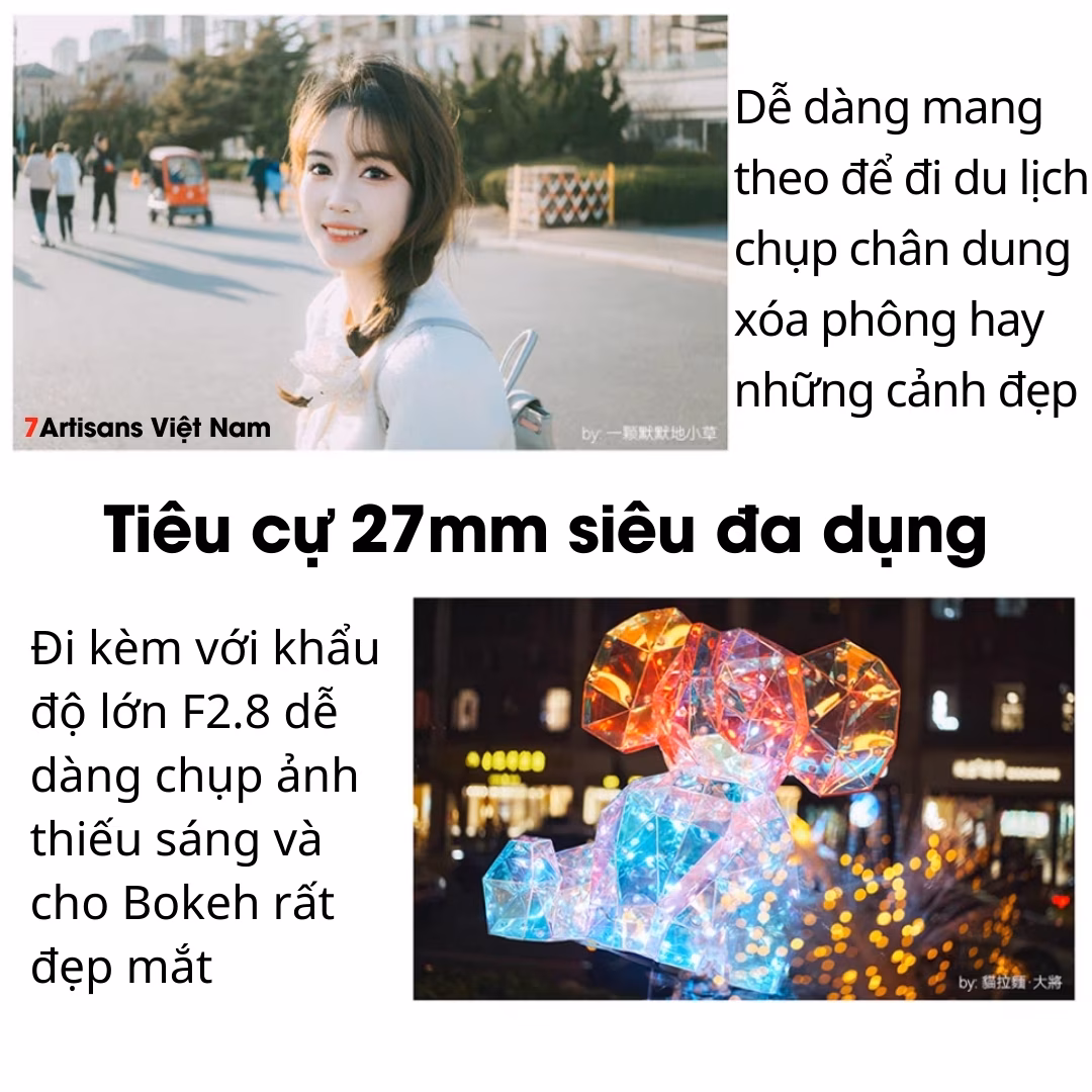7Artisans AF 27mm F2.8 Auto Focus – Lấy nét tự động nhỏ gọn