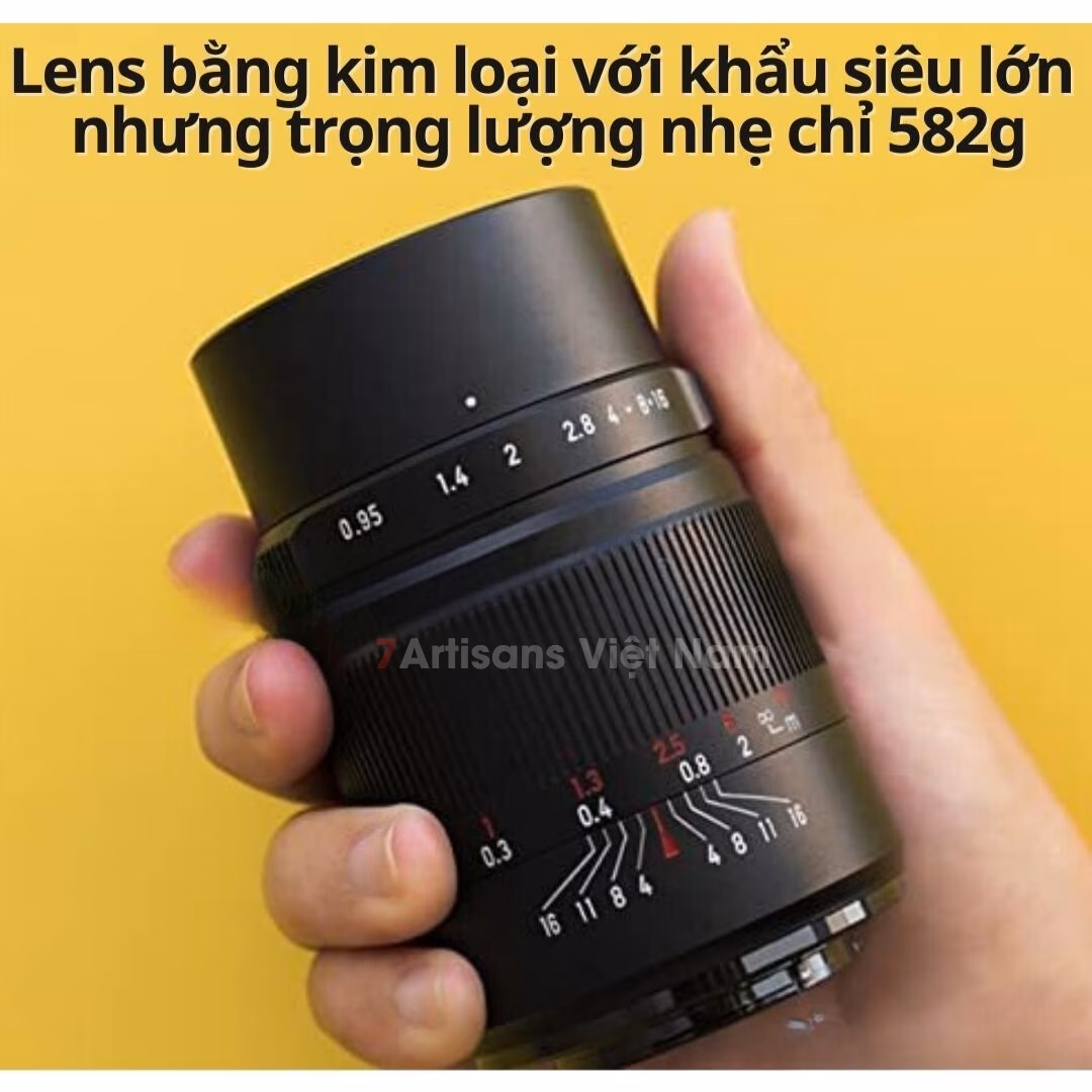 7Artisans 25mm F0.95 – Đa dụng khẩu độ lớn