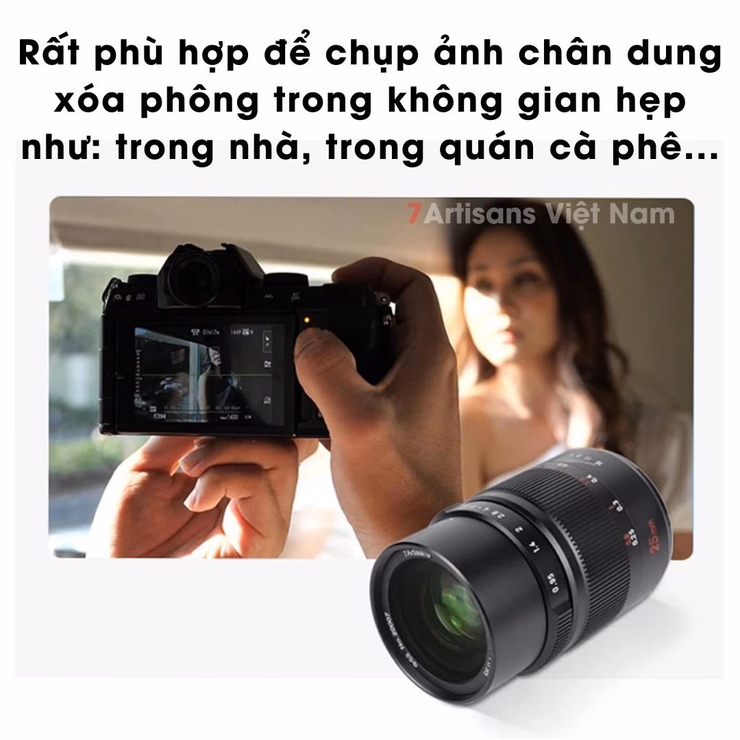 7Artisans 25mm F0.95 – Đa dụng khẩu độ lớn