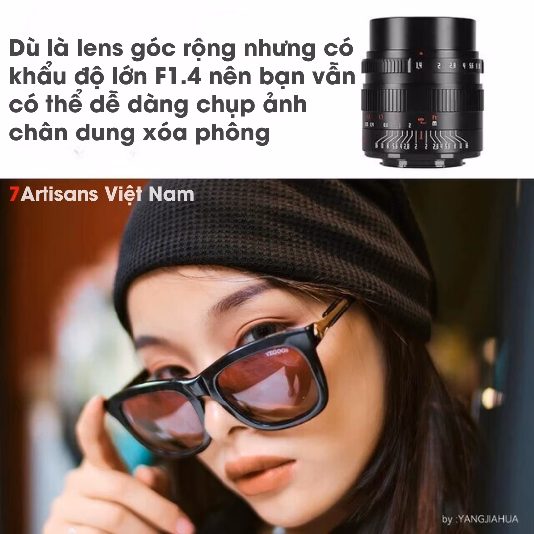 7Artisans 24mm F1.4 – Góc rộng đa dụng khẩu độ lớn