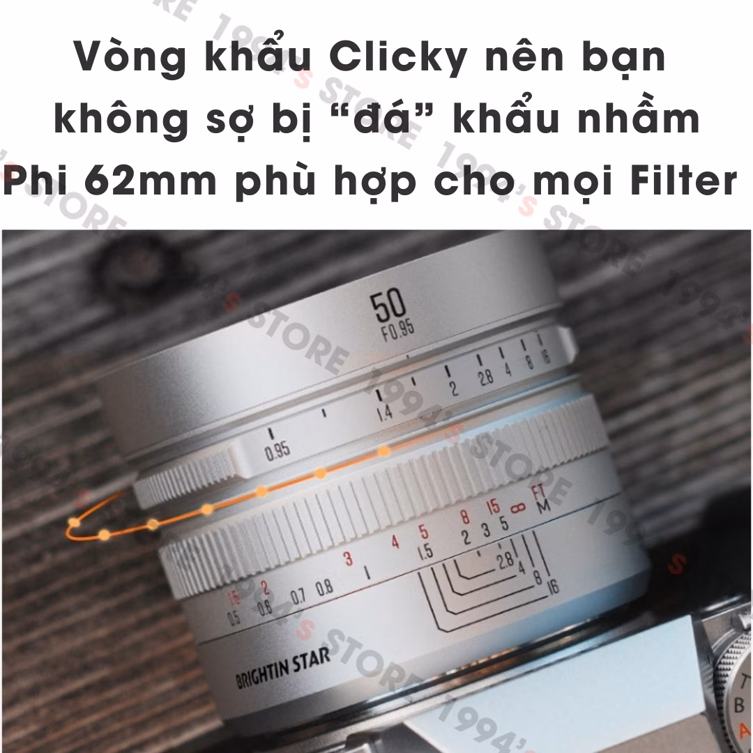 Brightin Star 50mm F0.95 - Lens chân dung xóa phông