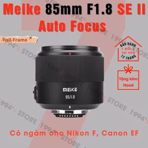 Meike 85mm F1.8 SE II Auto Focus STM - Lens chân dung xóa phông mù mịt dành cho Full-Frame: Canon EF và Nikon F