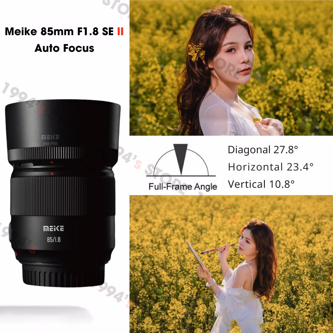 Meike 85mm F1.8 SE II Auto Focus STM - Lens chân dung xóa phông mù mịt dành cho Full-Frame: Canon EF và Nikon F