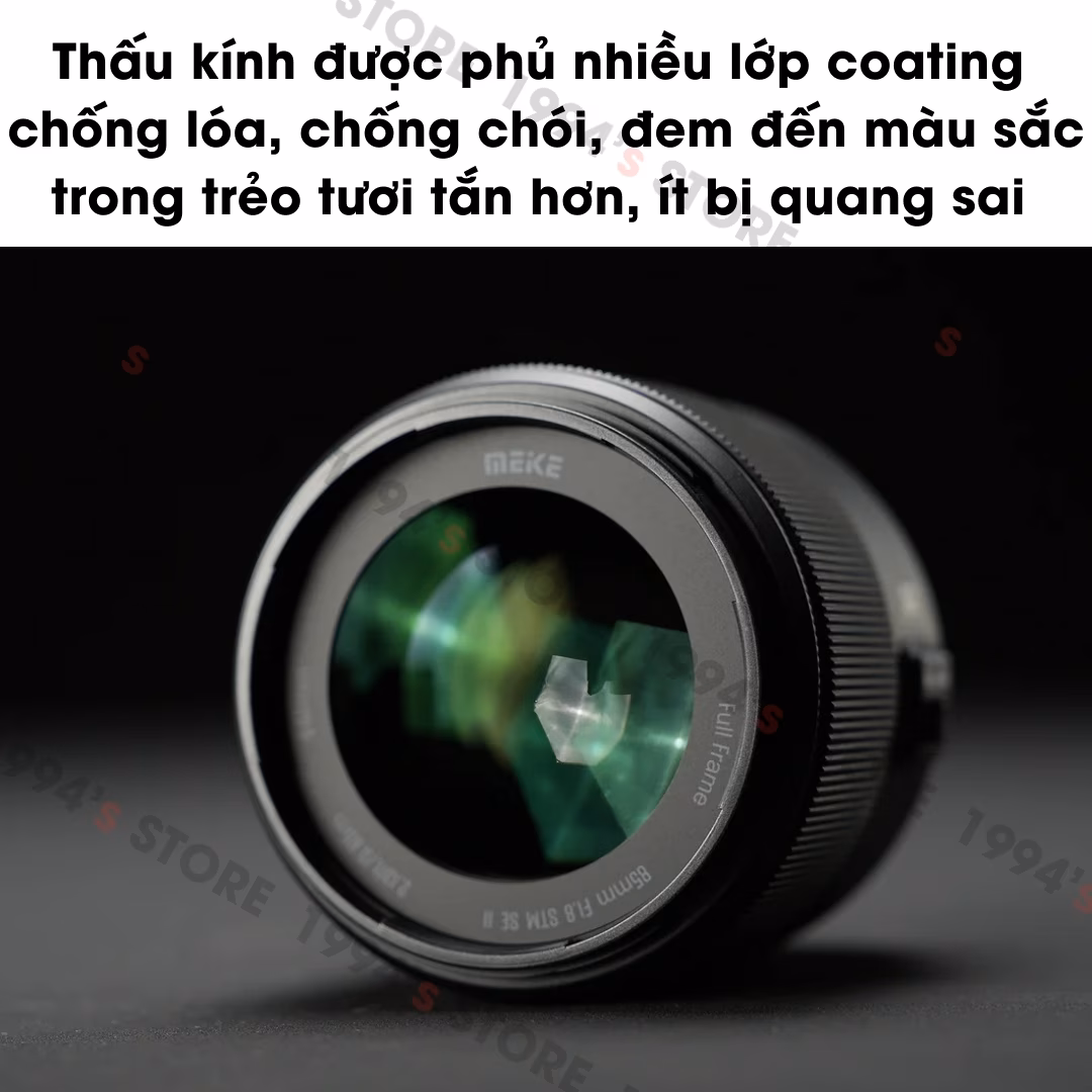 Meike 85mm F1.8 SE II Auto Focus STM - Lens chân dung xóa phông mù mịt dành cho Full-Frame: Canon EF và Nikon F