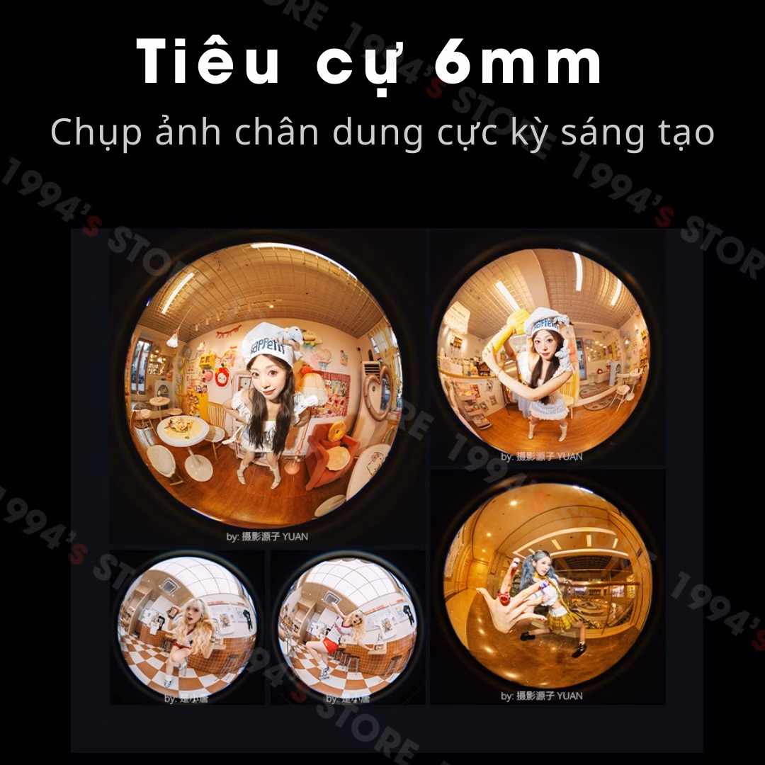 AstrHori 6mm F2.8 Circular Fisheye - Lens mắt cá tròn