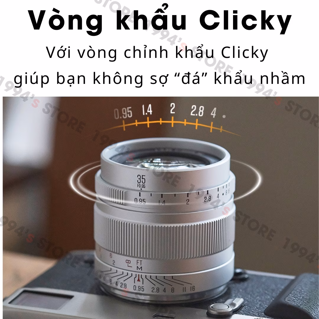 Brightin Star 35mm F0.95 - Lens đa dụng khẩu độ lớn