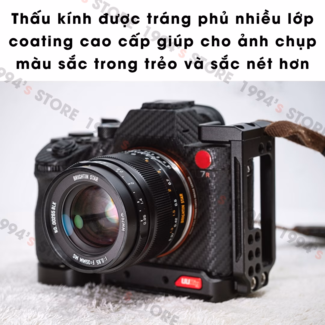 Brightin Star 35mm F0.95 - Lens đa dụng khẩu độ lớn