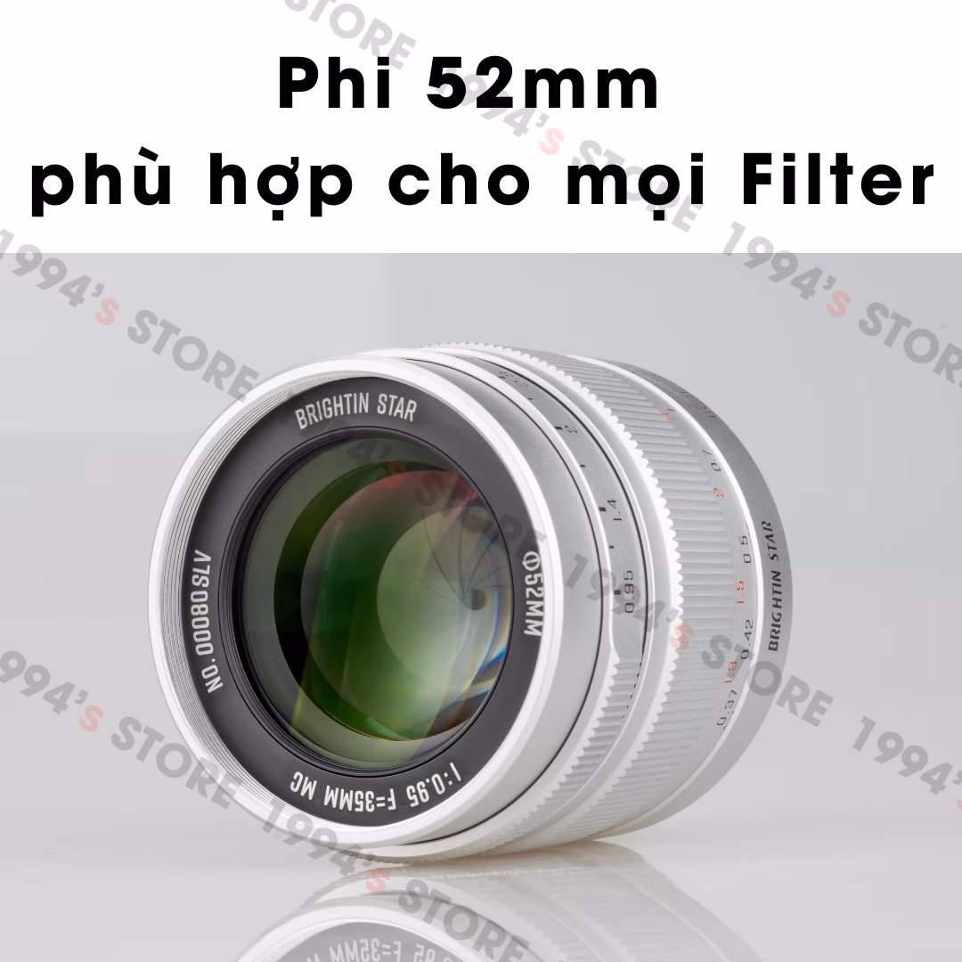 Brightin Star 35mm F0.95 - Lens đa dụng khẩu độ lớn