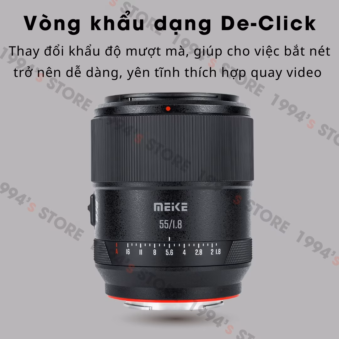Meike 55mm F1.8 Pro - Lens chân dung xóa phông Full-Frame