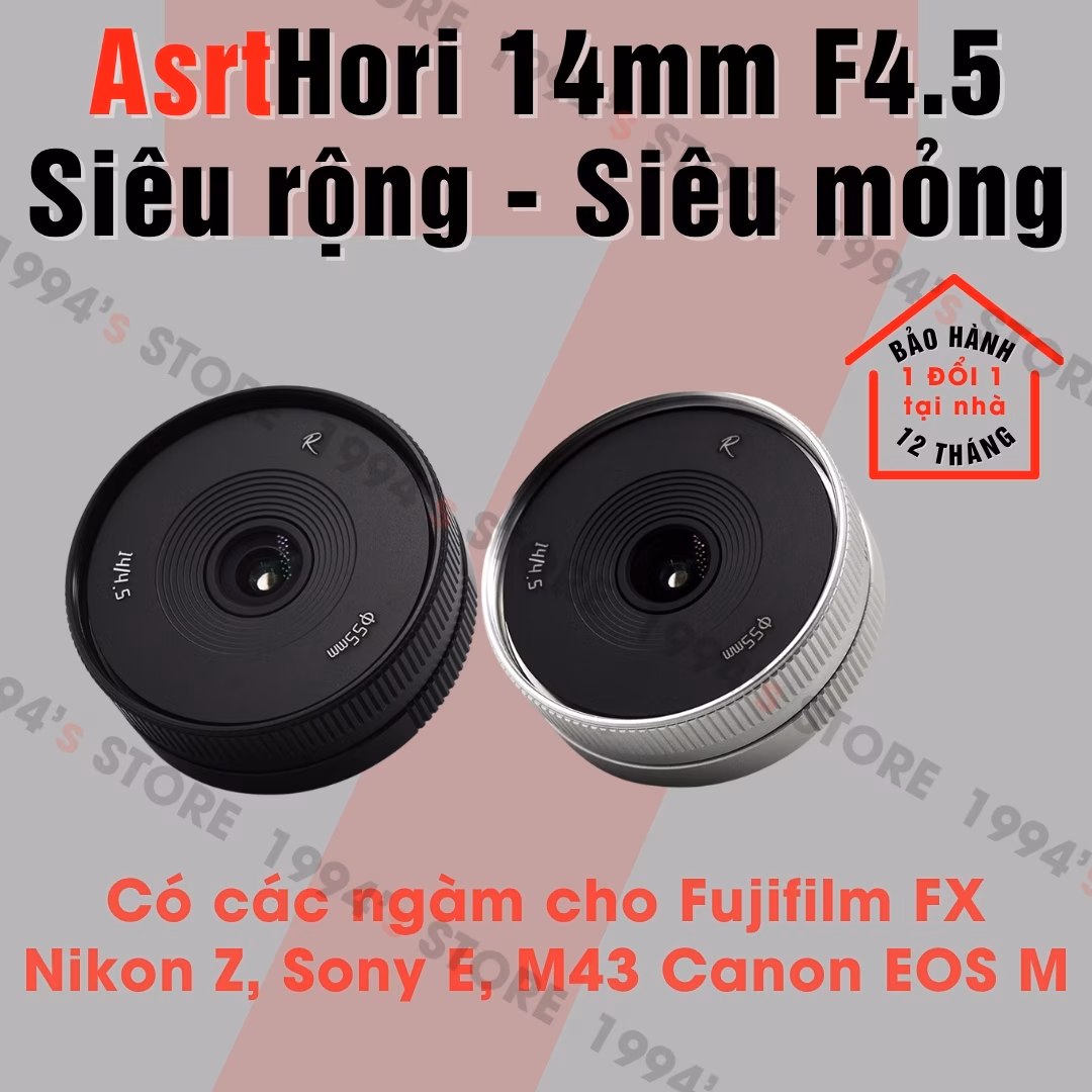 AstrHori 14mm F4.5 - Lens Pancake Siêu rộng - Siêu mỏng
