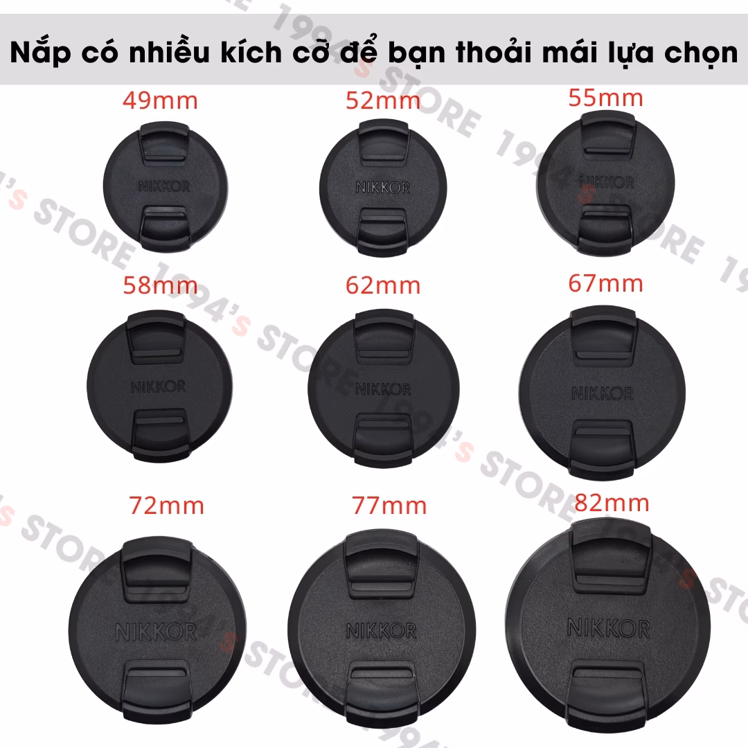 Nắp trước cho lens Nikon/Nikkor nắp đậy ống kính, cáp trước lens Nikkor