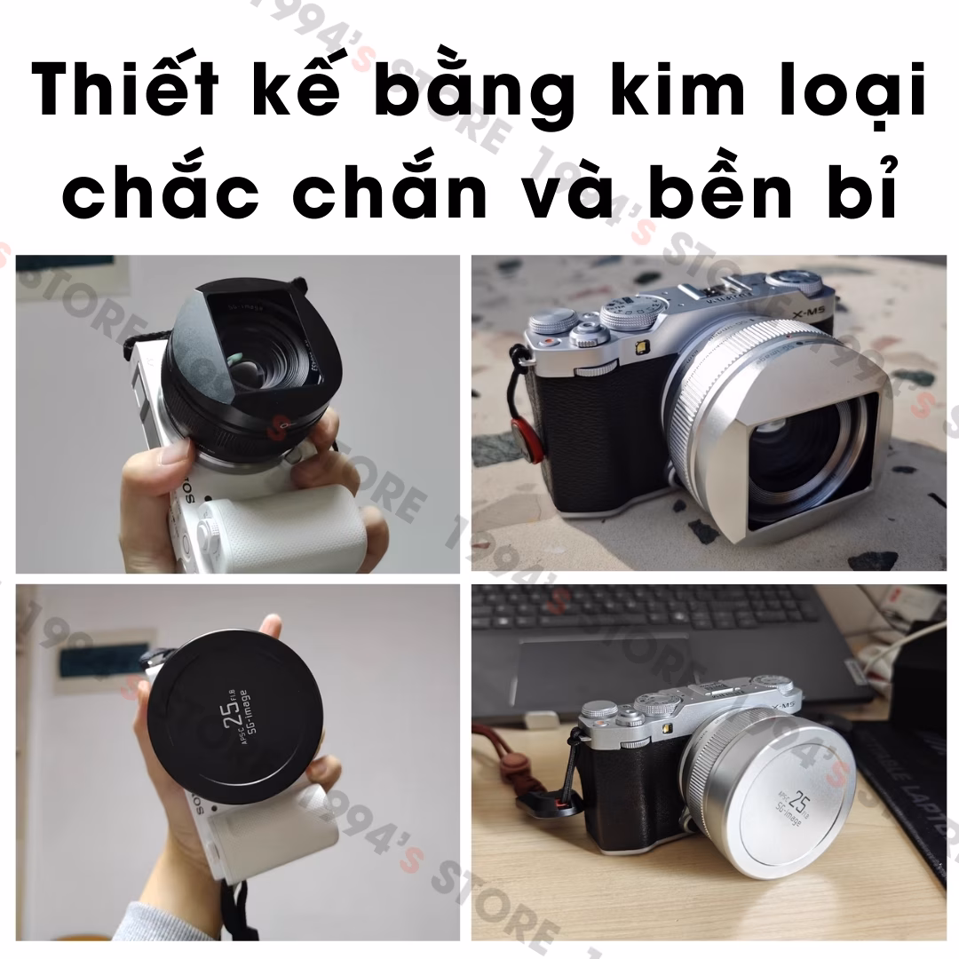 Nắp kim loại và Hood vuông kim loại chính hãng SG Image