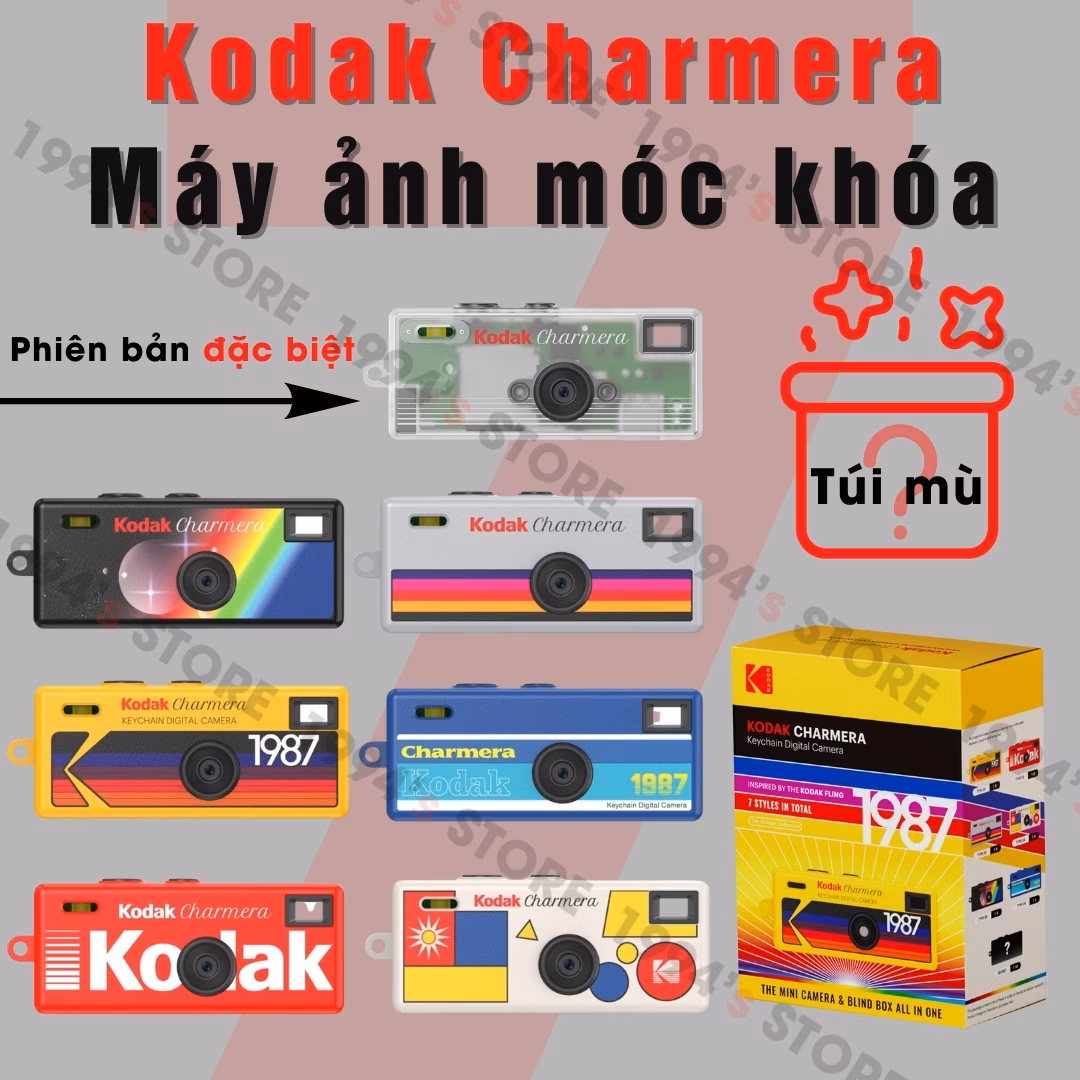 Máy ảnh móc chìa khóa Kodak Charmera Digital Camera Blind Box
