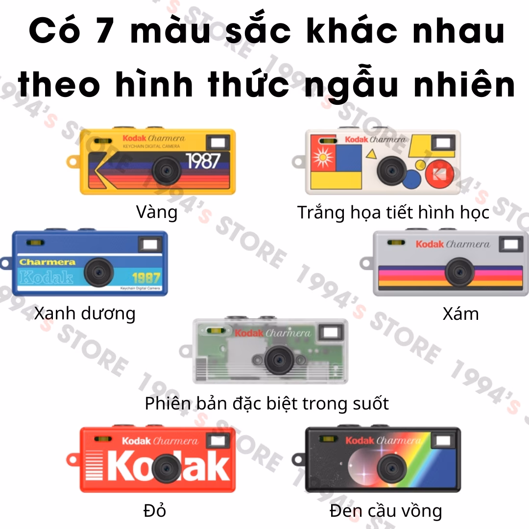 Máy ảnh móc chìa khóa Kodak Charmera Digital Camera Blind Box