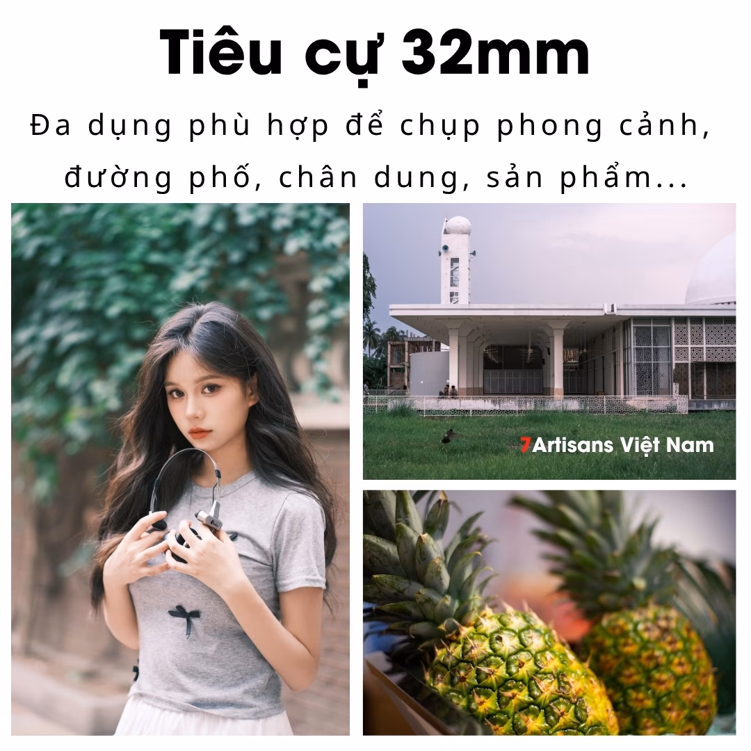 Kamlan 32mm F1.1 lens đa dụng, khẩu độ lớn