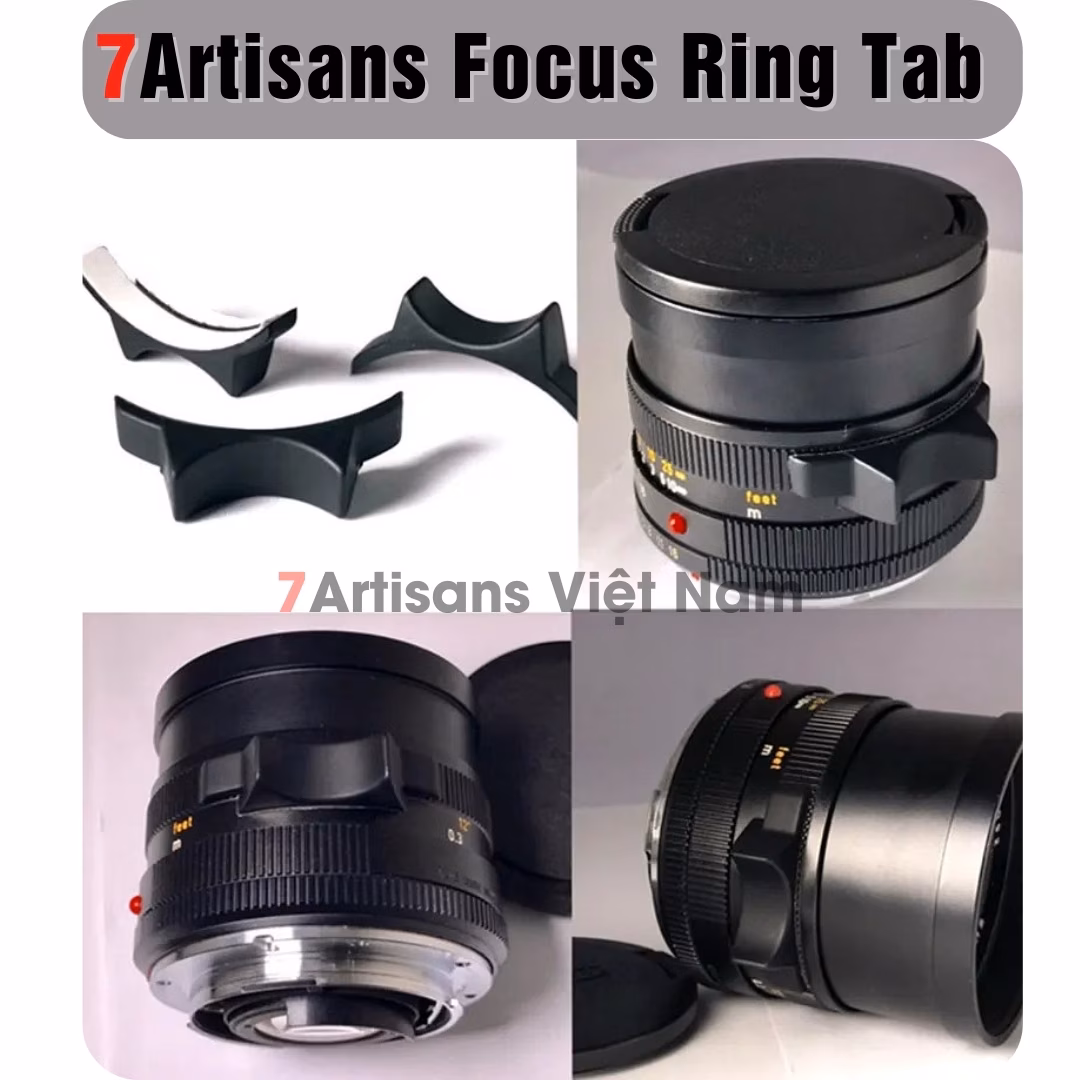 Focus Ring Tab chính hãng 7Artisans - Giúp việc lấy nét, chỉnh khẩu độ dễ dàng hơn