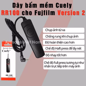Dây bấm mềm Cuely RR-100 và RR-90 cho Fujfilm - Remote điều khiển máy ảnh Fujifilm