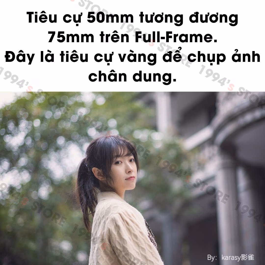 TTArtisan 50mm F1.2 chân dung xóa phông