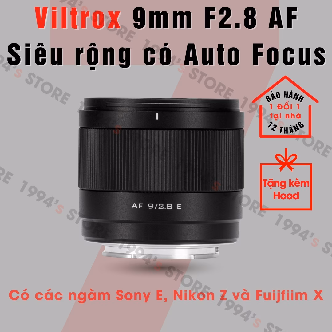 Viltrox AF 9mm F2.8 – Lens siêu rộng nhỏ gọn