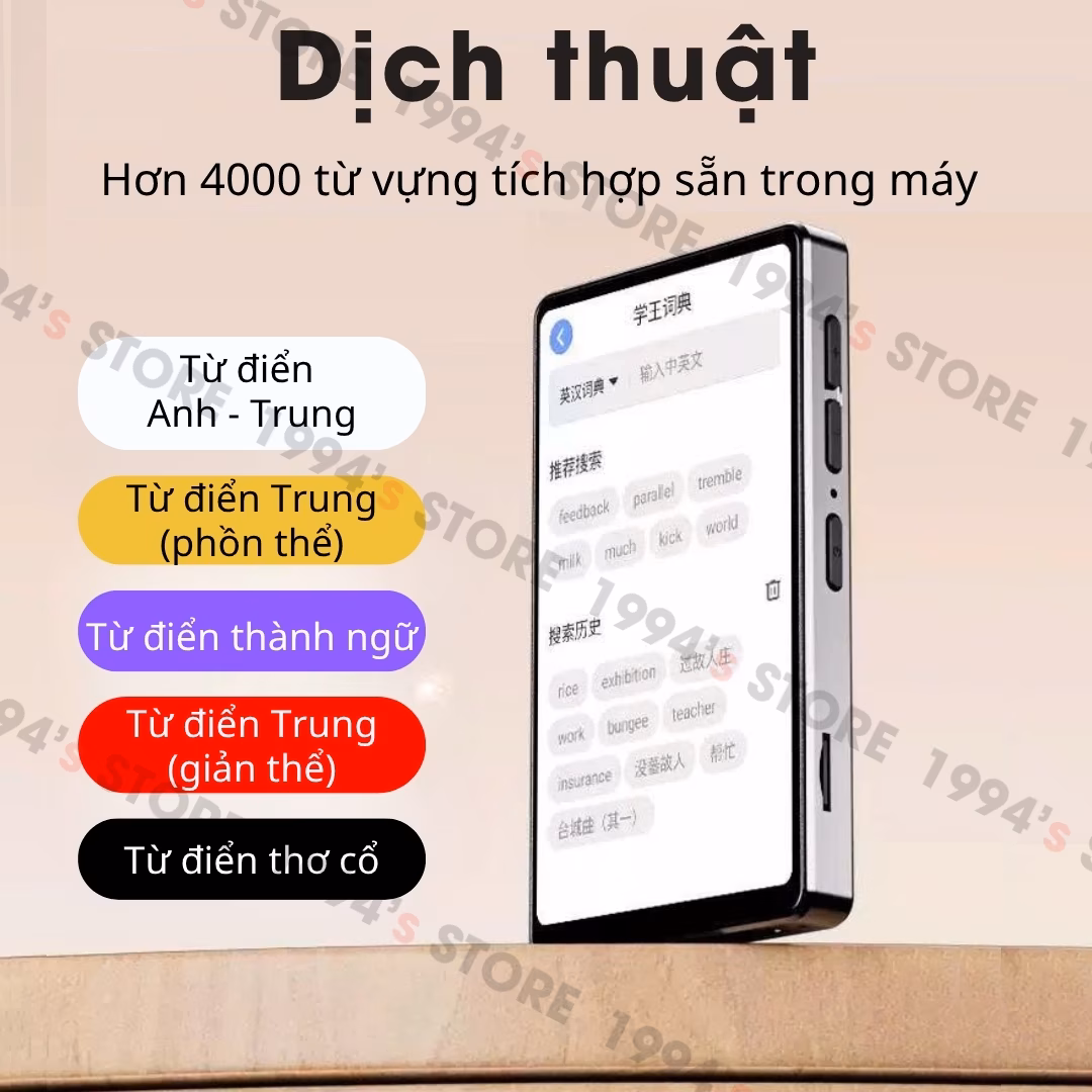 Benjie M6/M6s - Máy Nghe Nhạc Android 14 MP4/MP5