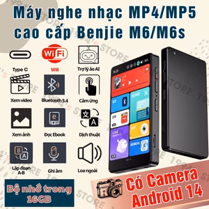 Benjie M6/M6s - Máy Nghe Nhạc Android 14 MP4/MP5