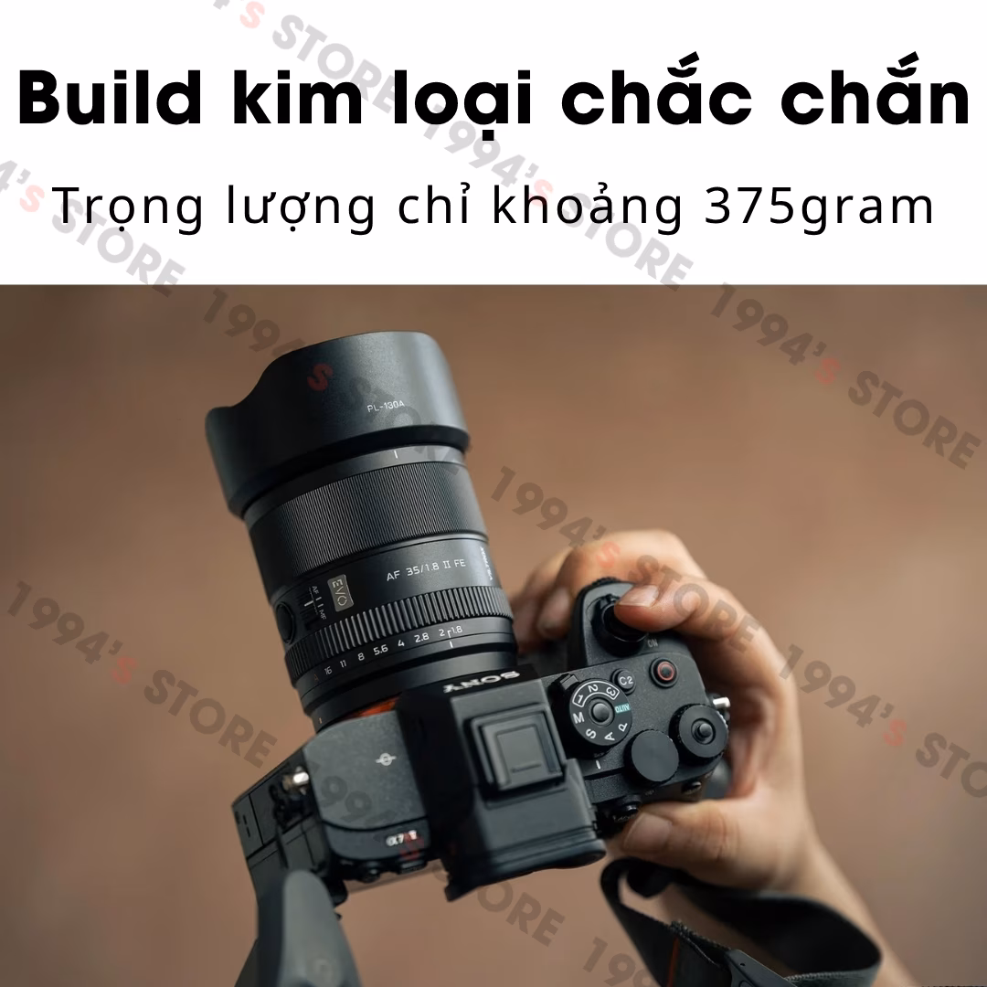 Ống kính Viltrox 35mm F1.8 Mark II AF EVO APO cho Full-Frame Sony E và Nikon Z
