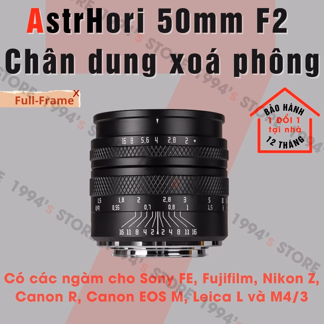 Ống kính AstrHori 50mm F2 for Full-Frame