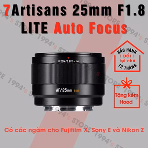 7Artisans 25mm F1.8 Lite AF – Lens góc rộng đa dụng