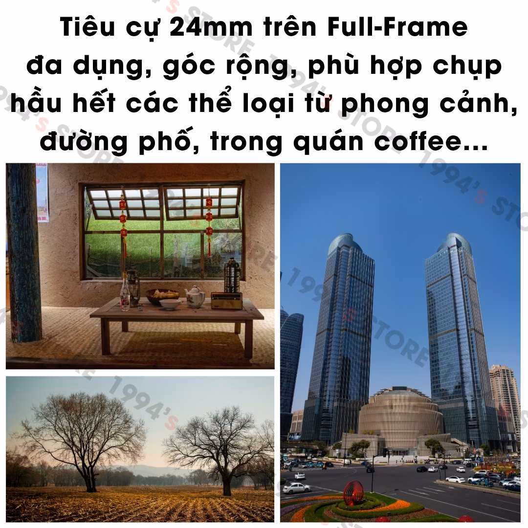 7Artisans 24mm F1.8 Auto Focus Full-Frame lens góc rộng đa dụng