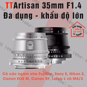 TTArtisan 35mm F1.4 – Phù hợp chụp chân dung và đa dụng