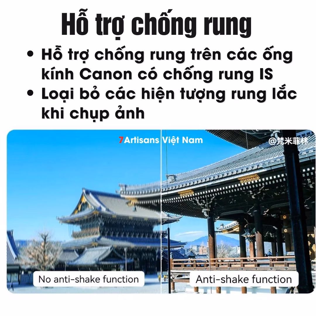 đánh giá ngàm 7artisans ef-eos m