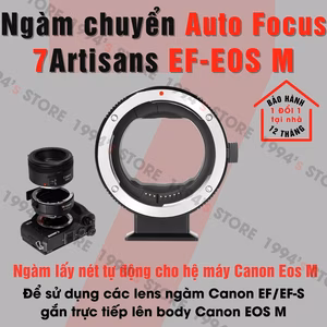 Adapter 7Artisans EF-EOS M - Ngàm chuyển AF từ EOS M sang Canon EF